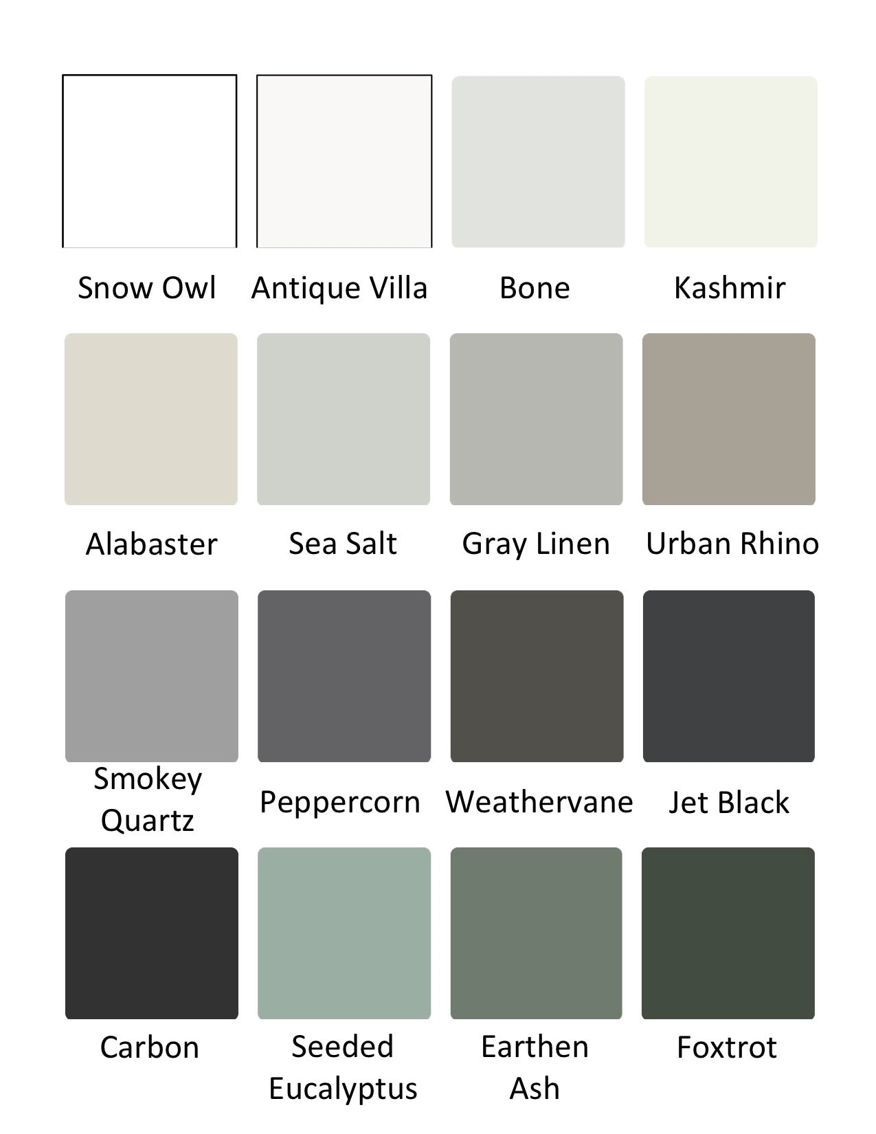 Entire Collection Of Colors - Wise Owl One Hour Enamel Paint