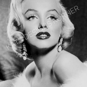 Classic I Marilyn  I Rice Paper Decoupage I Size Almost A3 for Furniture, Scrapbooking, Art Journals, Mixed Media,