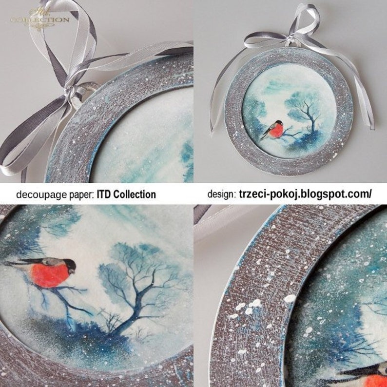 ITD Collection Winter Views Rice Paper Decoupage A4 for Decoupage, Art ...