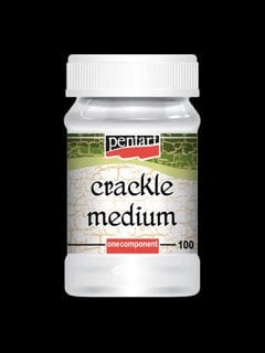 Pentart One Part Crackle Medium 100 ML for Art Projects, Mixed Media,  Canvas, DIY Projects, Furniture Art 1458 