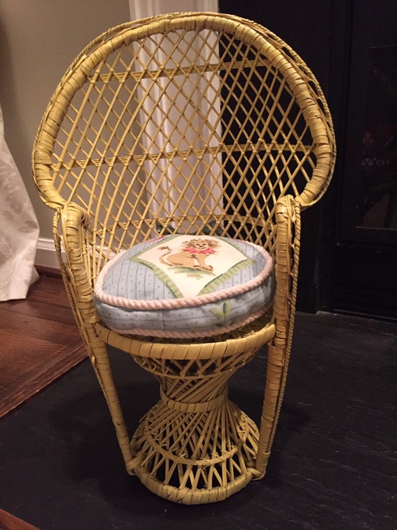 vintage doll chair