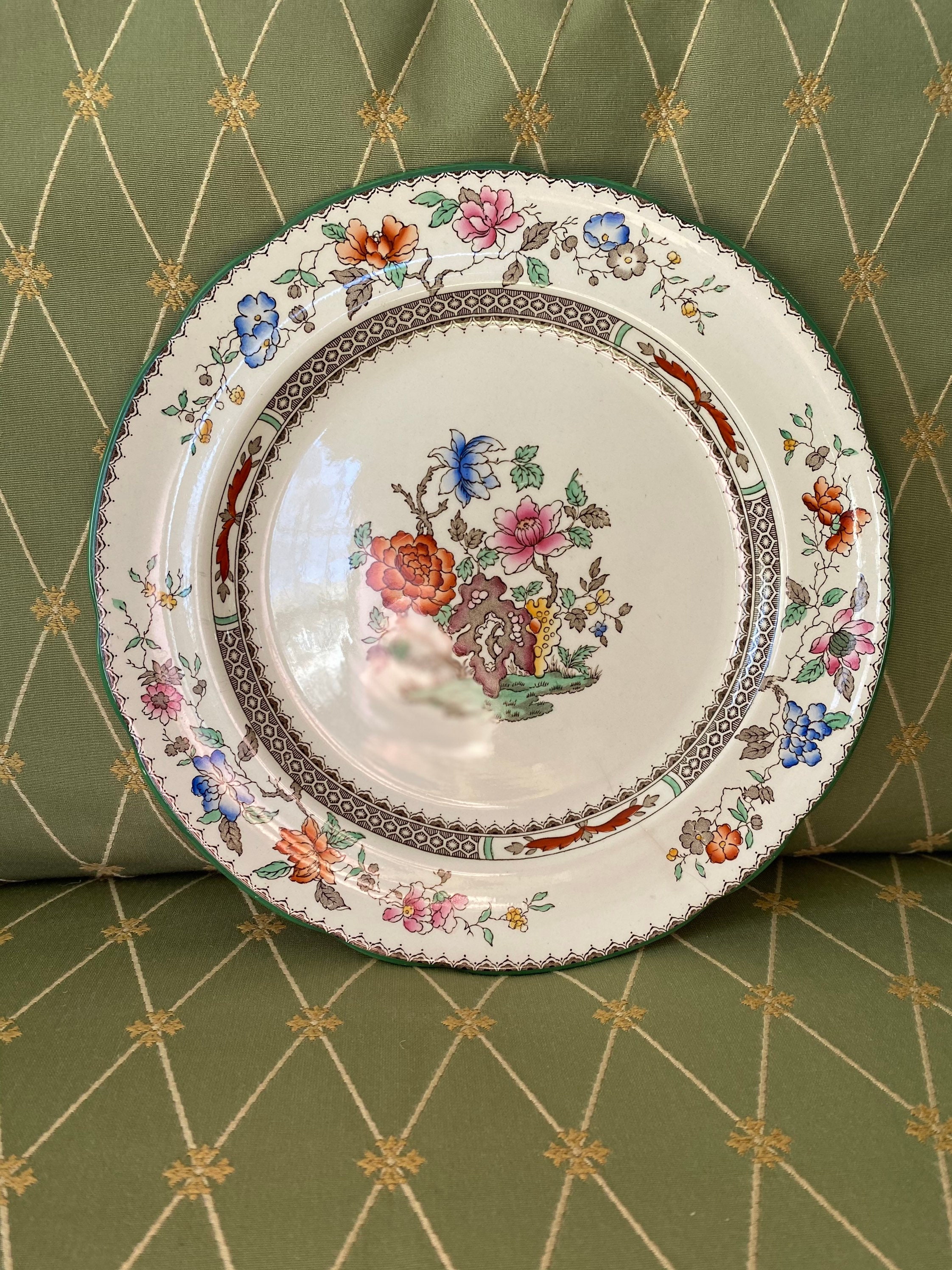 Vintage 1954 Copeland Spode Chinese Rose Plate