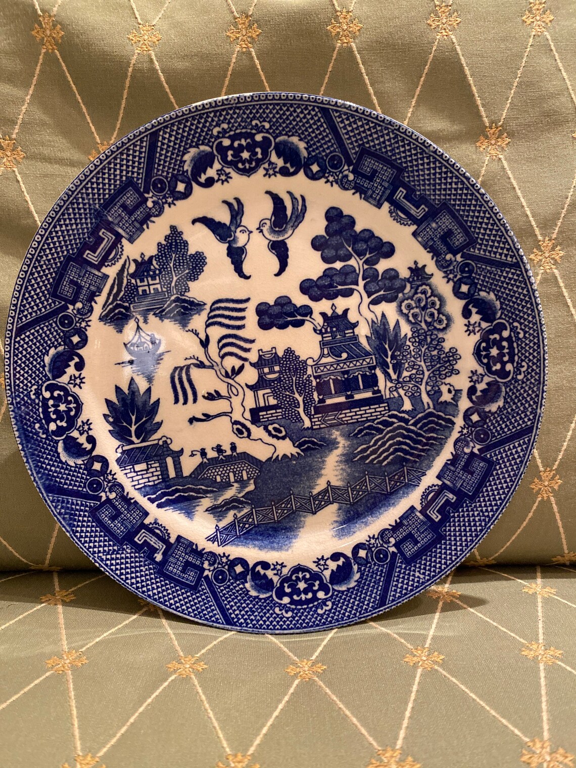 Blue Willow Dinner Plate Made in Japan 9 Inch Etsy Australia