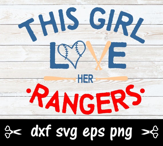 This Girl Love Her Rangers Etsy