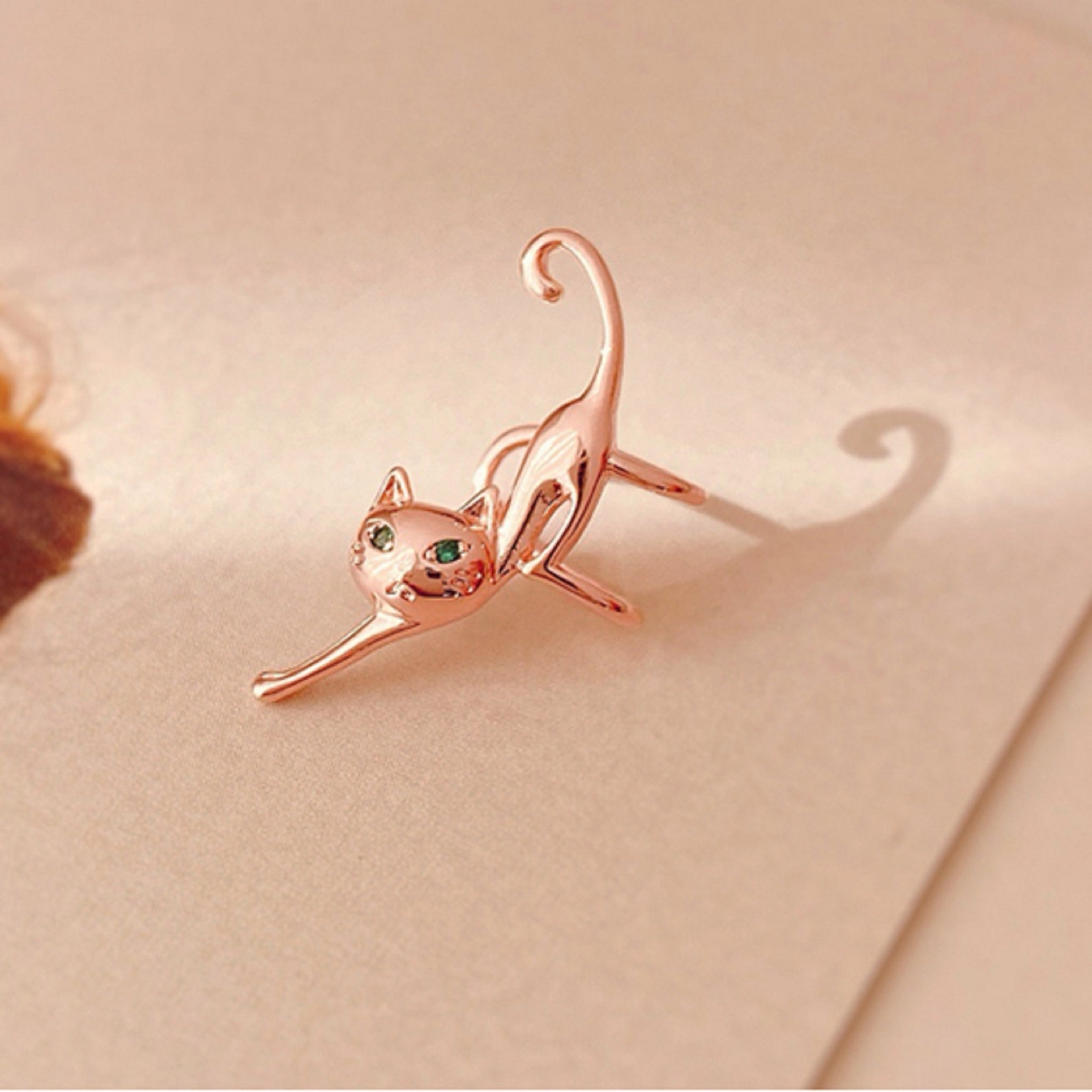 Cat Ear CuffSingle PieceTiny Ear CuffCat EarringsLeft Ear Etsy