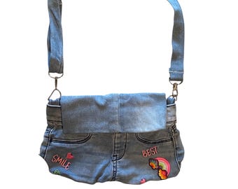 Denim Hobo Bag
