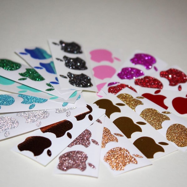 Custom Glitter Sticker Logo Etsy