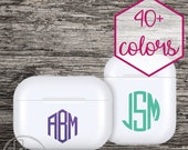 Airpod Custom Monogram Decal Pro 2 Case Name Two Initials Glitter Google Pixel Earbud Earbuds Ear Bud Buds Wrap Skin labels label shot glass
