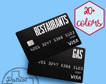 Custom Credit Card Etsy