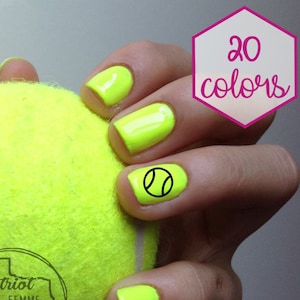 Tennis Nail Decals Nails Custom Decal Sticker Stickers Ball Art Gift Designs Idea Ideas Manicure Bag Accessories Gifts Women Teens Girls