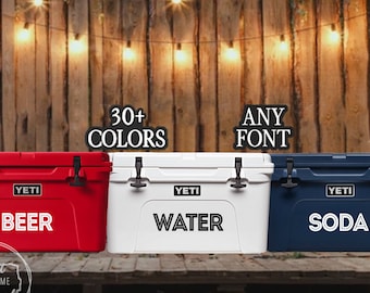 Custom Cooler Labels Beer Label Water Decal Soda Sticker Jello Shot Decals Shots Party Idea Decor Ideas Yeti Outdoor Drink Gift Beach Boat