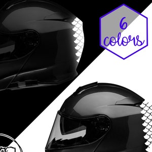 Mermaid Reflective Bike Safety Decals Helmet Body Decal Fork Rim Rims Pretty Trailer Truck Car Van Window Custom Gift Idea Ideas Frame RV