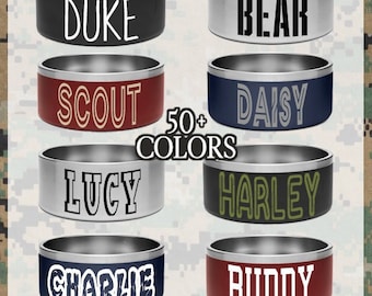 Custom Yeti Dog Bowl Decal Name Sticker Boomer Stickers Pet Decals Water Food Dish Label Bowls Labels Puppy Dogs Hunting Lover Masculine