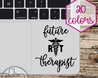 Future Respiratory Therapist Decal School Sticker Stickers Gift Idea Ideas Label Laptop Car Window Custom Decals Custom RT Therapy student