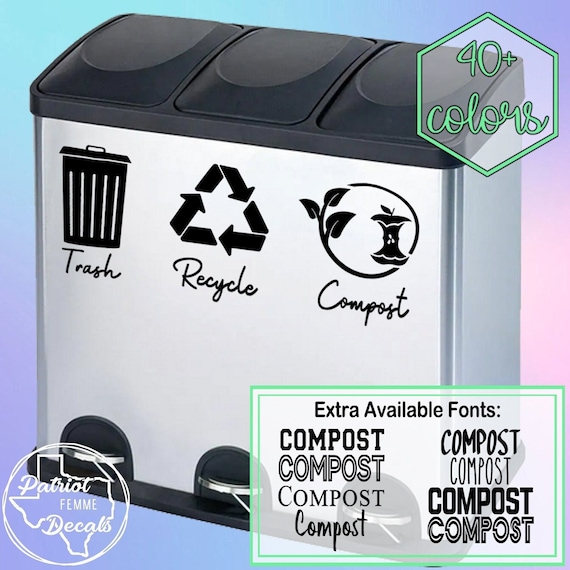 40L Commercial Trash Can Restaurant outdoor Large Garbage Waste / Recycle  Bin