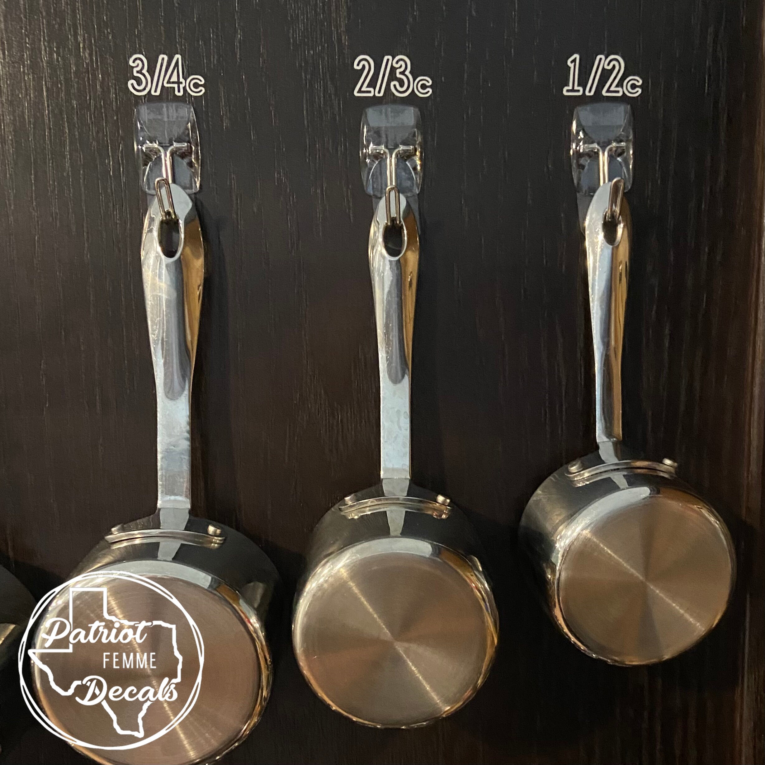 Measuring Cup Labels Kitchen Spoon Stickers Custom Label Set Etsy