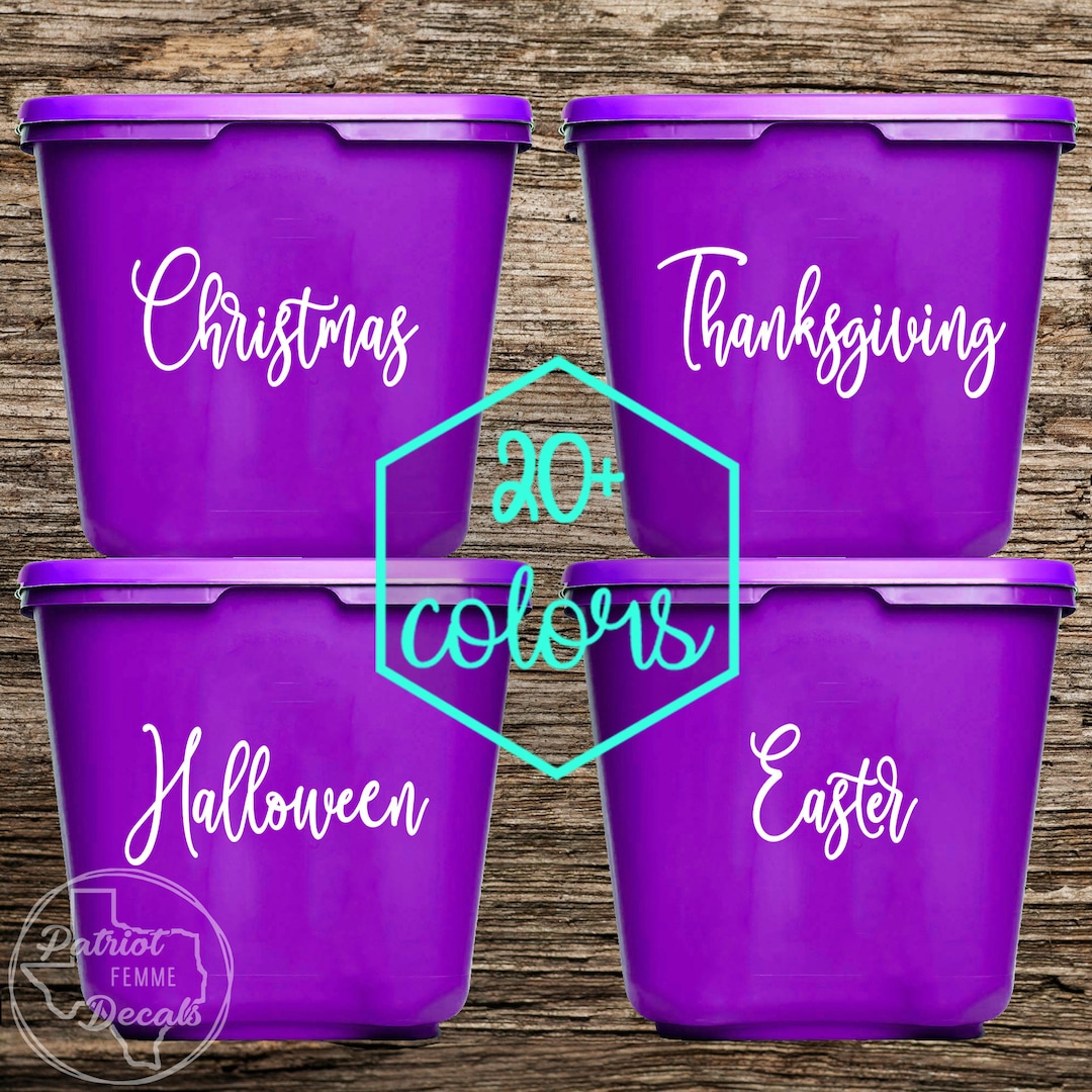 Custom Storage Bin Labels Tote Label Tub Stickers Playroom Play Room ...