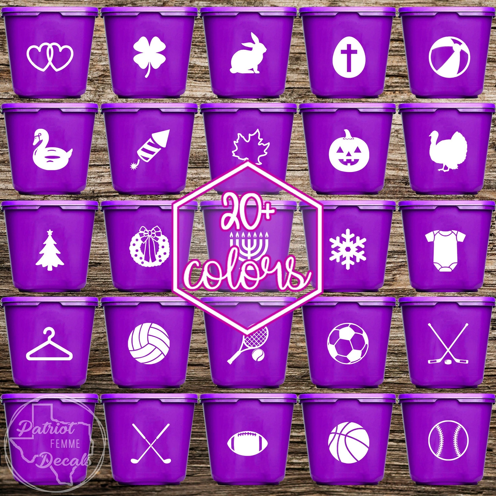 Storage Bin Labels Custom Tote Label Tub Stickers Play Room Plastic ...