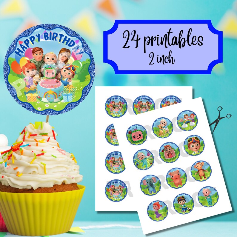 Cupcake Toppers Etsy