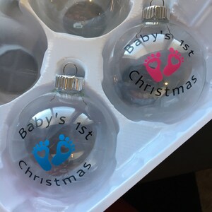Baby&#39;s 1ST Christmas Ornaments