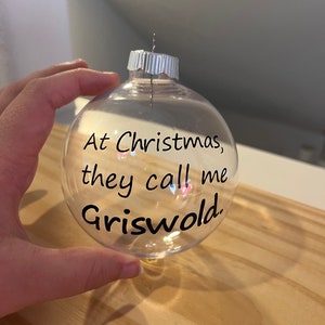 Christmas Vacation Griswold Ornament