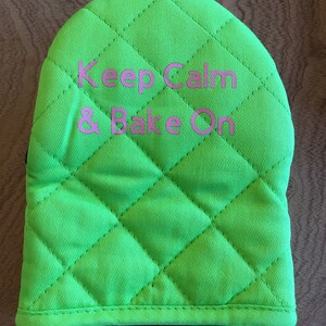 Keep Calm Mini Oven Mitt