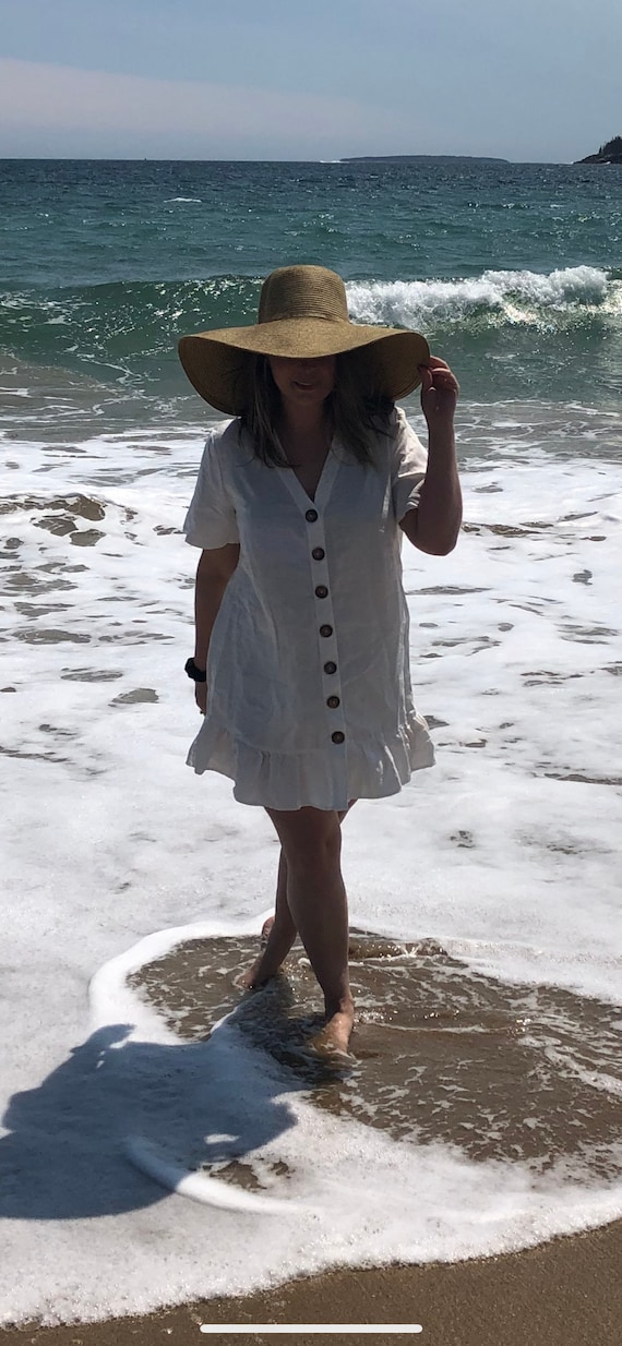 chinese dress ladies Stella Linen Mini Dress