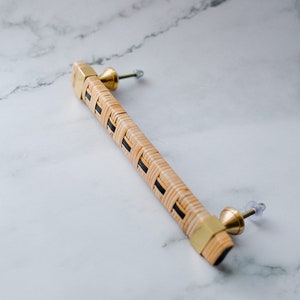 Rattan Bar Handle | Wardrobe Handle | Kitchen Handle