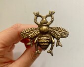 4x Bumble Bee Brass Vintage Gold Drawer Door Cupboard Cabinet Knob Pull Handle