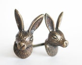Rabbit Hare Drawer Knob Door Cupboard Cabinet Knob Pull Handle Nursery