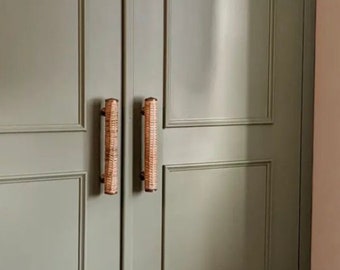 Rattan Drawer Handle | Wardrobe Handle | Kitchen Handle | Drawer Pulls | Rattan Cabinet Handle