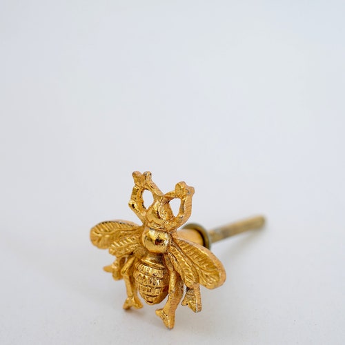 Antique Gold Bumble Bee Drawer Knob Door Cupboard Knob Etsy UK