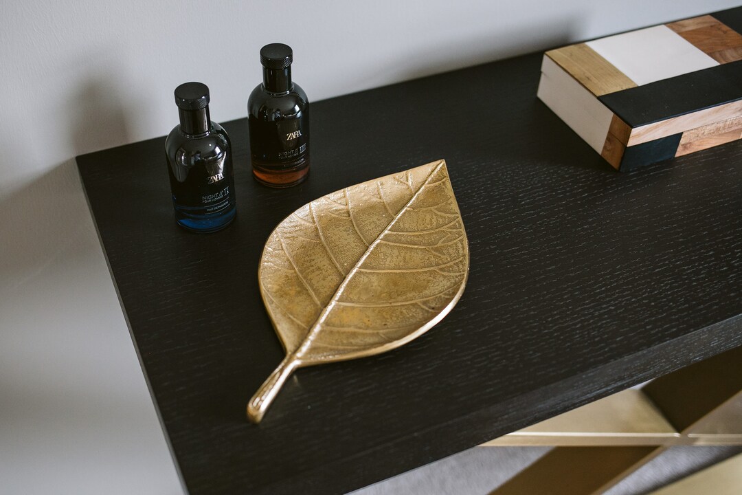 Gold Leaf Ornament Tray 30cm New Home Gift Stocking Filler Christmas Gift Etsy