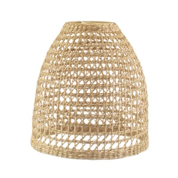 Woven Rattan Seagrass Lampshade | Ceiling Light | Rattan Light