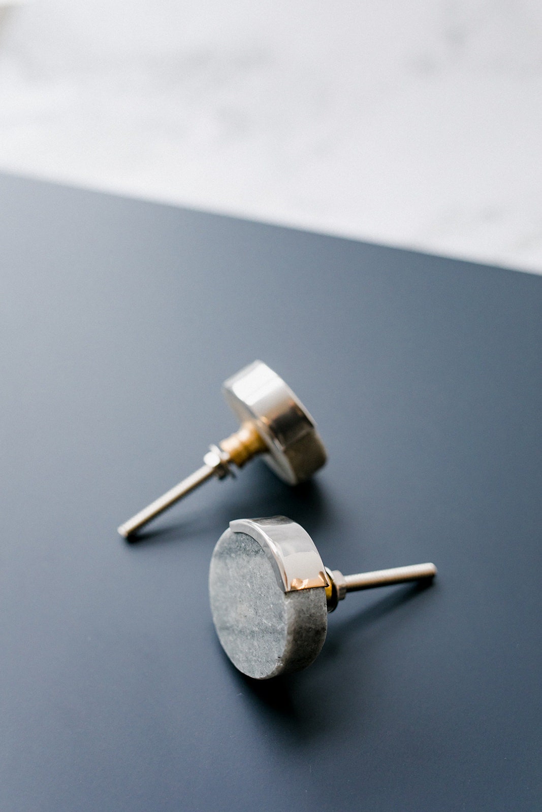 Grauer Marmor Steinknopf Schubladen Schrank Schrankknopf | Etsy