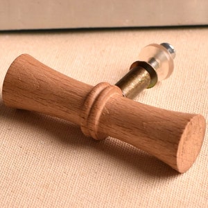 Bamboo Wood Handle Wood T Bar Bar Handle Kitchen Handle image 3