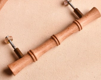 Bamboo Wood Handle | Wood T Bar | Bar Handle | Kitchen Handle