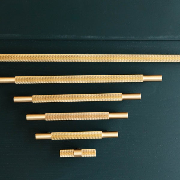 Brushed Brass Handles Etsy UK