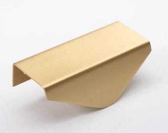 Triangle Brass Cabinet Handle | Geometric Handle | Kitchen Handle