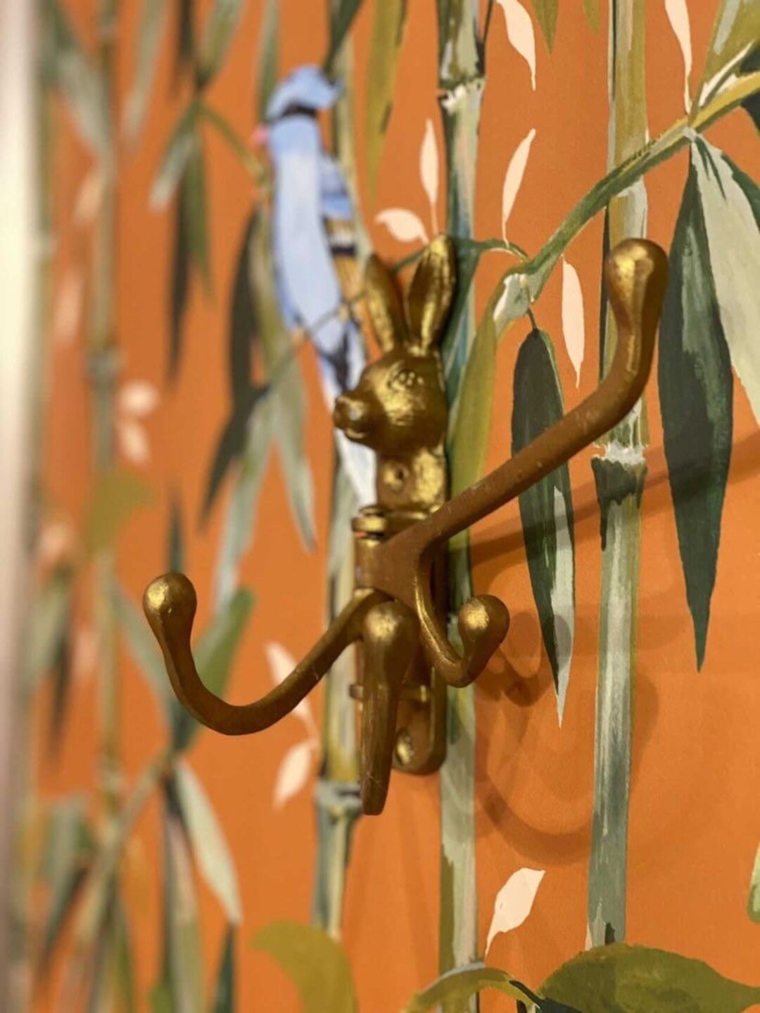 Gold Rabbit Multi Hook | Nursery Hook | Nursery Decor - Etsy Australia