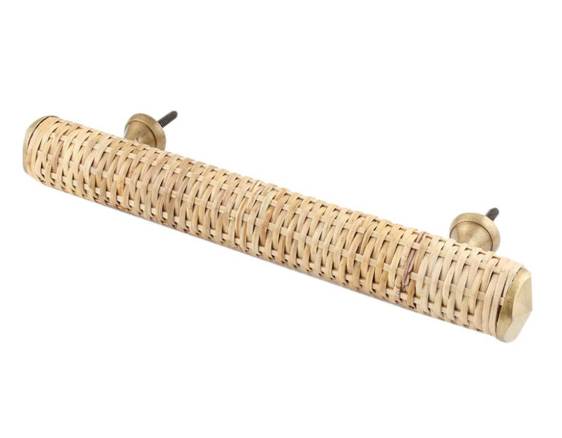 Rattan Drawer Handle Wardrobe Handle Kitchen Handle Etsy