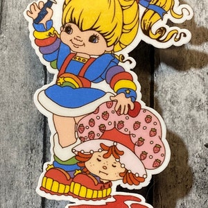 Rainbow Brite Horror - die cut waterproof sticker