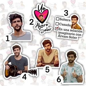 Alvaro Soler - Autocollant découpé 3" résistant à l'eau