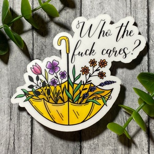 Pretty Funny/sassy/swear saying die-cut water resistant vinyl sticker