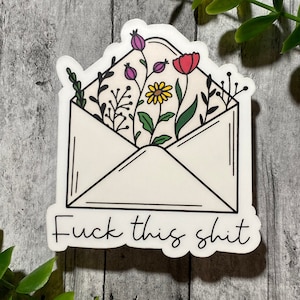 Pretty Funny/sassy/swear saying die-cut water resistant vinyl sticker