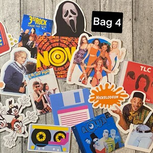 90s Nostalgia Sticker Grab Bag - Die Cut Water Resistant Stickers - Etsy