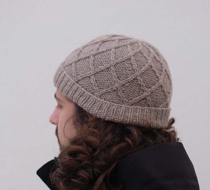 Argyle Beanie Pattern image 2