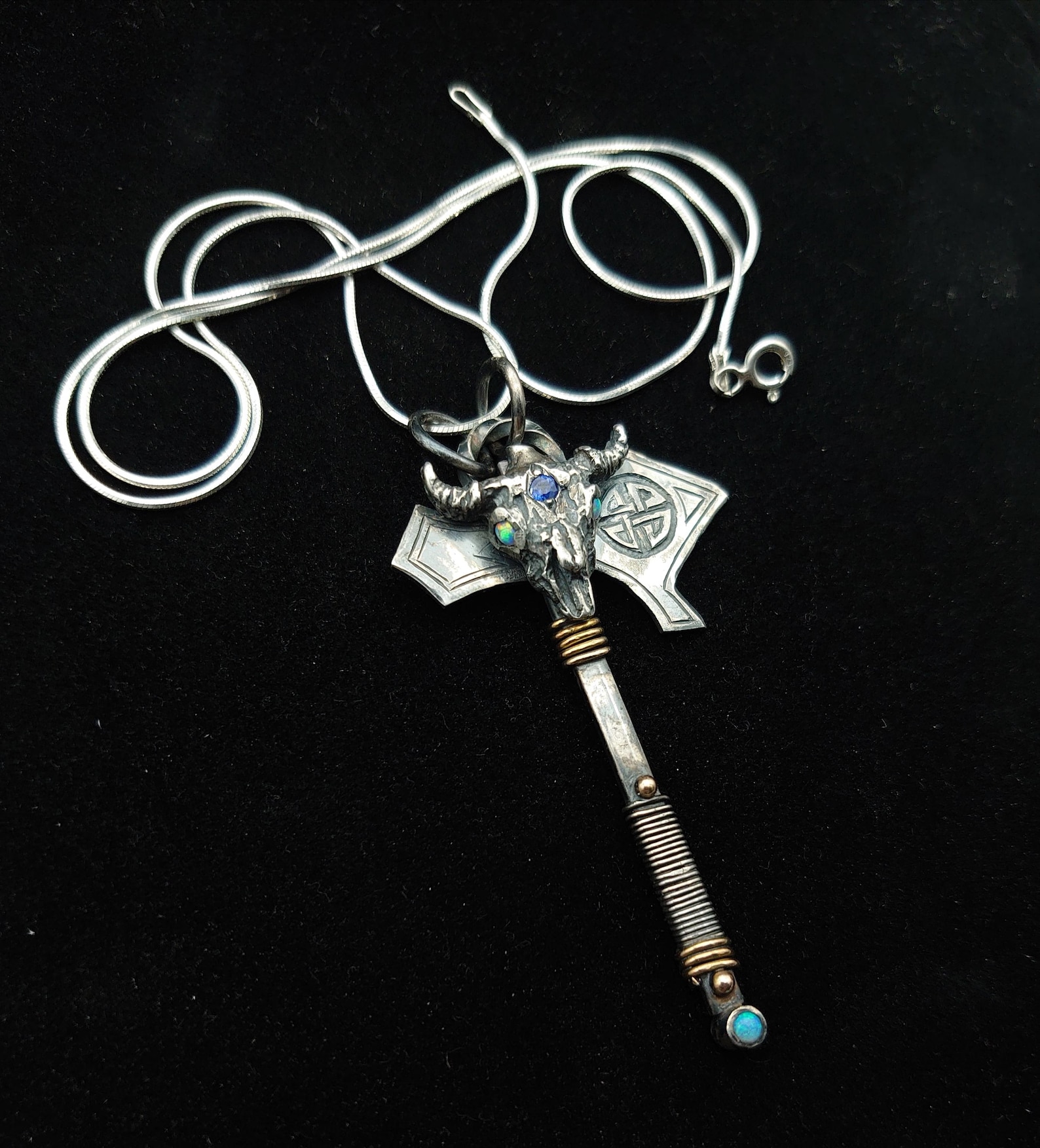 Handmade Viking Axe Pendant - Etsy