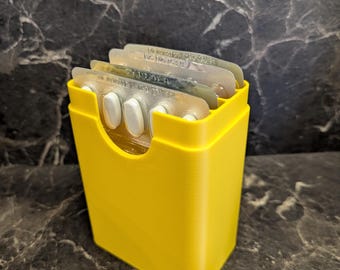 Pill Blister Strip Box –  Multiple Colors Available