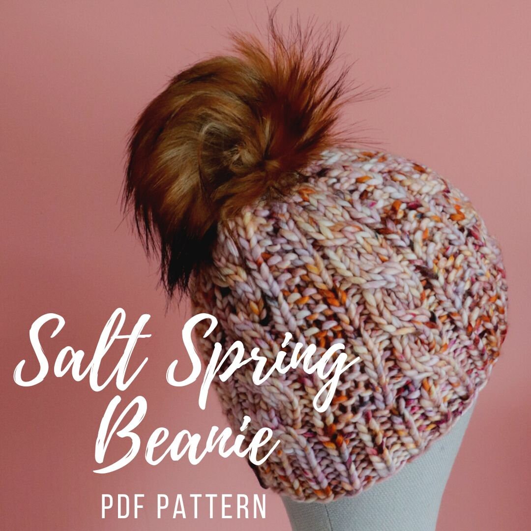 Salt Spring Beanie PDF Knitting Pattern | Knit Yourself | Instructions ...